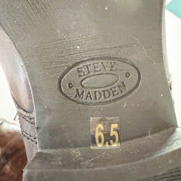 Steve Madden Women's Troopa Lace-up Combat Boots Size 6.5 - Picture 7 of 8